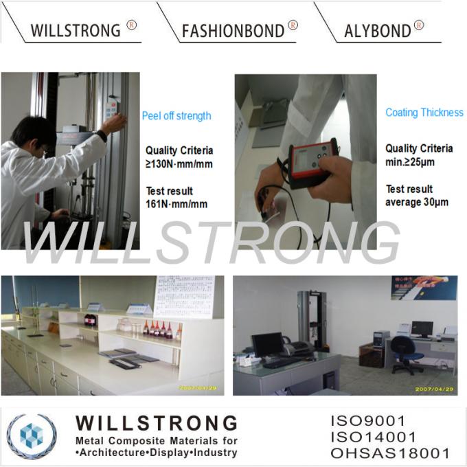 Willstrong/ντυμένο προσαρμοσμένο σπείρα μέγεθος αργιλίου Panton/Ral χρώμα